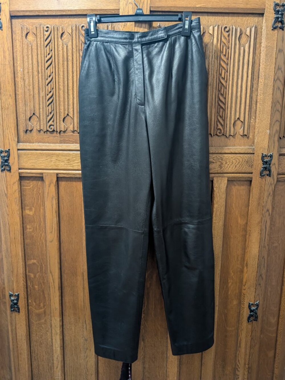 90s/Y2K Jones New York Black Leather Pants